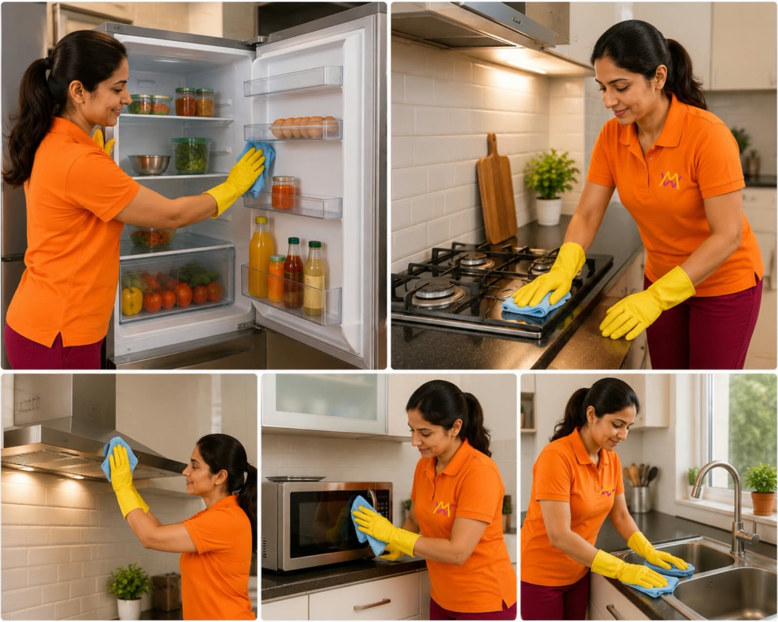 Refrigerator & Kitchen Cleaning