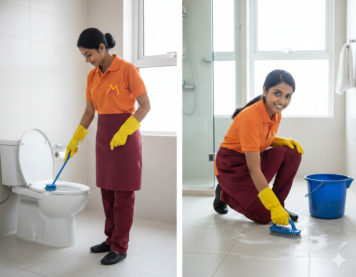 Toilet and Bathroom cleaning (On - Demand)