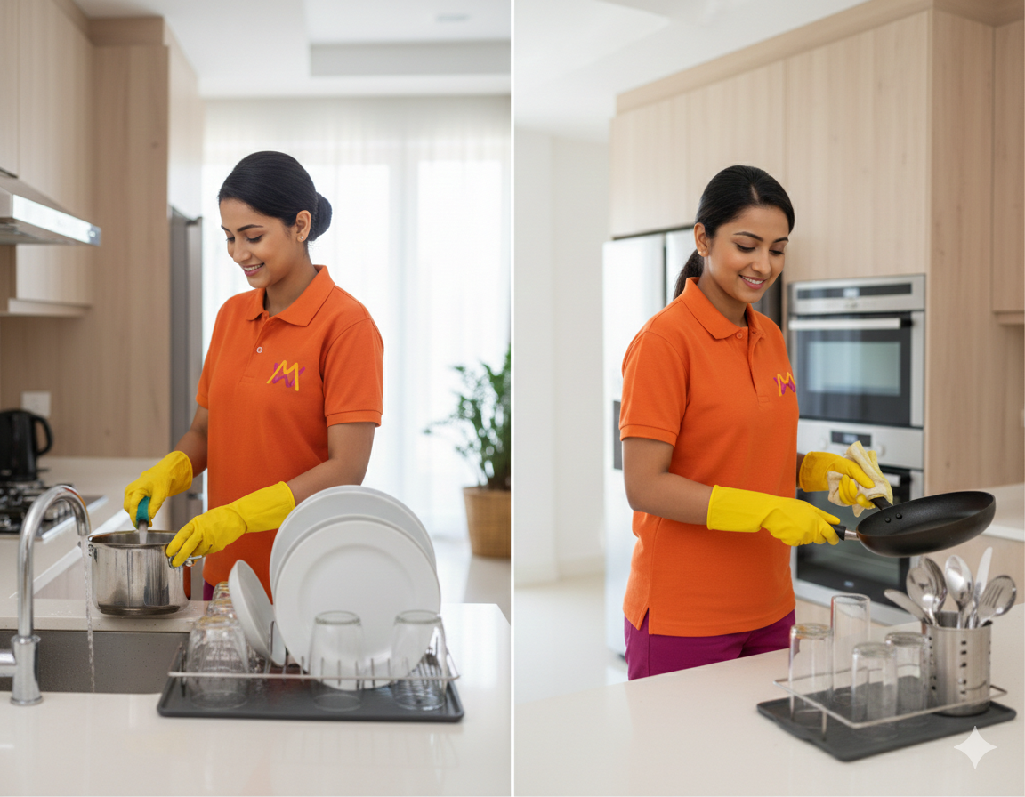 Utensils Cleaning (On - Demand)